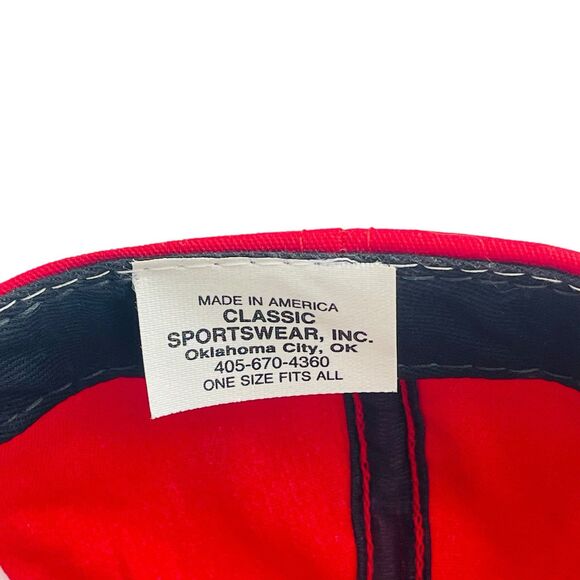 National Cowboy Hall Of Fame Oklahoma City Red Hat Cap - Picture 6 of 6